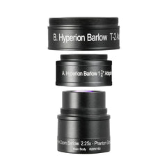 Baader Planetarium Hyperion Zoom 2.25x Barlow Lens - HYP-BARLOW