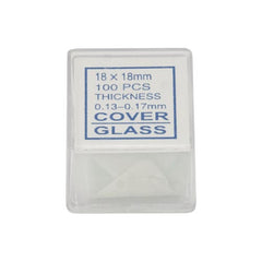 Celestron Microscope Slide Cover Slips - 100 Piece Box - 44418