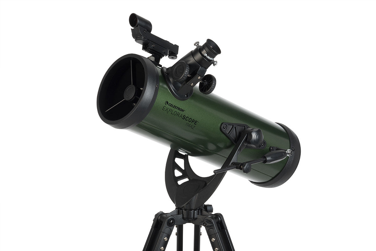 Celestron ExploraScope 114AZ Reflector Telescope - 22103 - Telescopes at  Telescopes