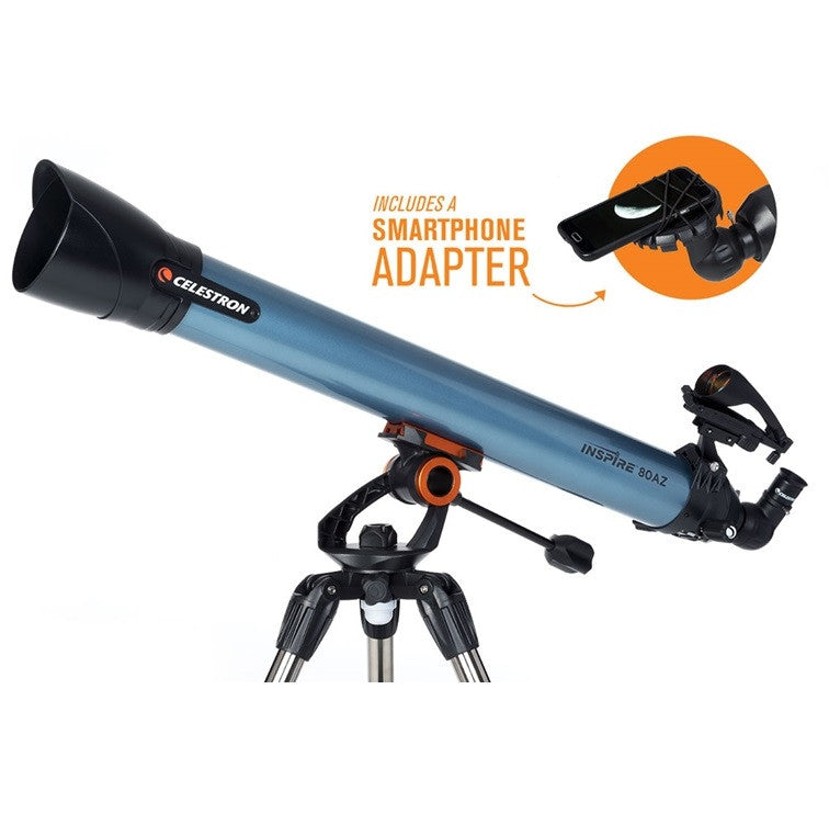 Celestron Inspire 80AZ Refractor Telescope 22402 Telescopes at