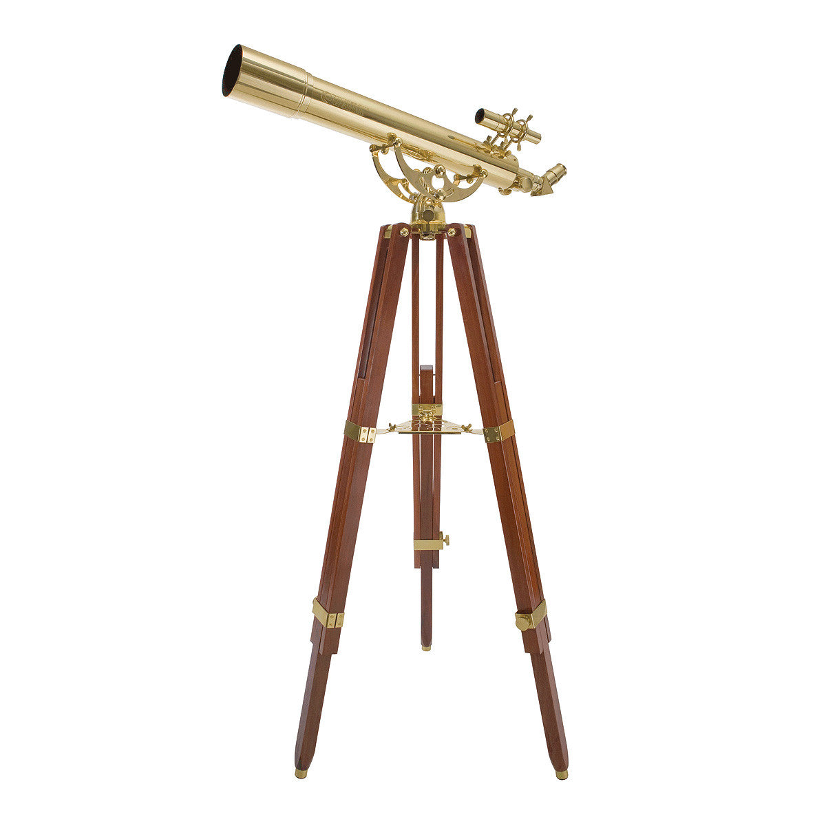 Celestron Ambassador 80 AZ Brass Telescope - 21034 - Telescopes at  Telescopes