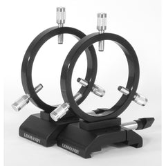 Losmandy 90mm I.D. Guide Scope Ring Set with 3 Point Adjustment for D/V Series Plates - DVR90