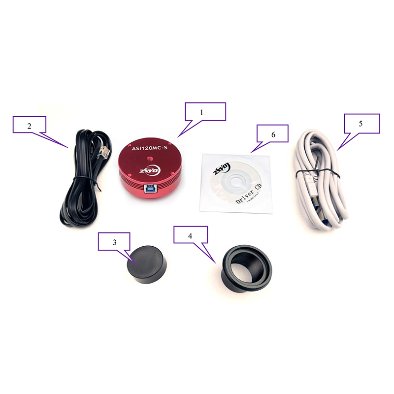 zwo optical asi120mc color cmos camera