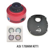 ZWO ASI178 Monochrome CMOS Imaging Camera with Manual Color Filter Wheel and 1.25
