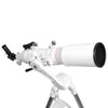 Explore Scientific FirstLight AR102 White Tube Refractor w/Twilight Nano Mount - Angled View